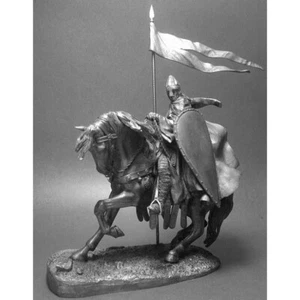 ⭐️Knight Templar  Tin Soldiers figurine UnPAINTED. FL 54mm 1/32⭐️ - Picture 1 of 5