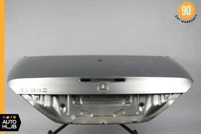 03-12 Mercedes R230 SL550 SL63 AMG tapa maletero carcasa cubierta paladio plata OEM Foto 1 de 4