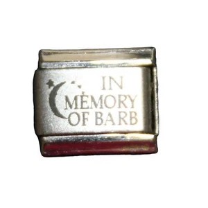 UD Italien Edelstahl ""In Erinnerung an Widerrist"" Armband Charm - Bild 1 von 3