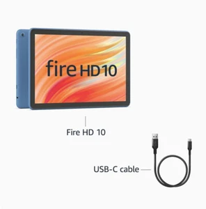 Tablet AMAZONFire HD 10 (versión 2023), 32 GB, Ocean, con anuncios - Imagen 1 de 4