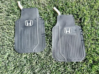 Honda 001615 Floor Mats Licensed OEM Front Black - Image 1 of 4