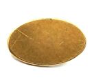 Antique Yellow Gold GT Oval Clip top As is Steampunk Jewelry Design Plaque OK989
