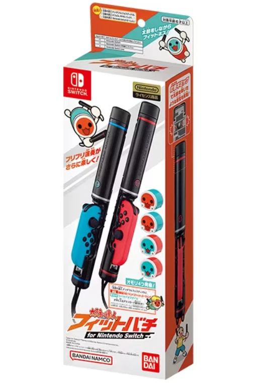 TAIKO NO TATSUJIN Fit Bachi for Nintendo Switch Japan NEW - Image 1 of 1