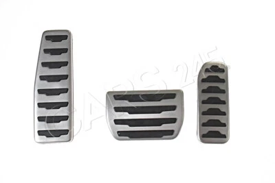 Genuine LAND ROVER Range Rover Evoque 2011- Stainless Steel Pedal Pad Covers Set - Image 1 of 4