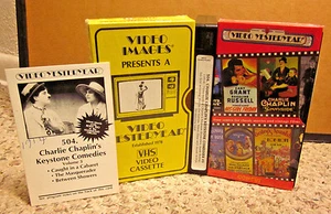 CHARLIE CHAPLIN Keystone Comedies #3 Cabaret VHS Fatty Arbuckle 1914 Masquerader - Picture 1 of 1