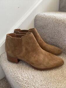 Details about   NEW Franco Sarto Hyla Brown Leather Ankle Booties Boots Women’s Size 11M 