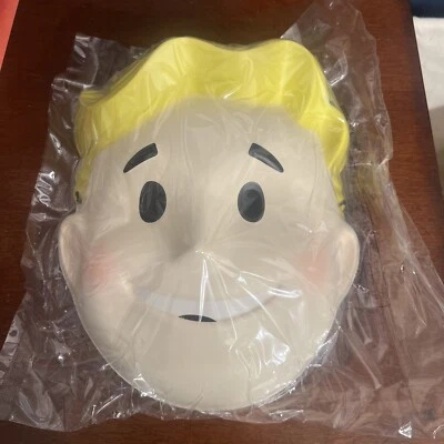 Fallout 4 Promotional Vault Boy Face Mask Bethesda Costume Cosplay Authentic - Image 1 of 2