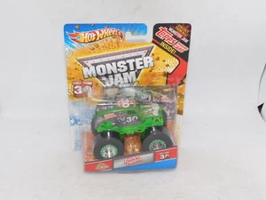 Hot Wheels Monster Jam Grave Digger Topps autógrafo firmado Dennis Anderson Green - Imagen 1 de 5