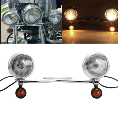 Passing Turn Signals Light Bar For Kawasaki Vulcan VN 500 900 1500 1600 1700 Foto 1 de 4