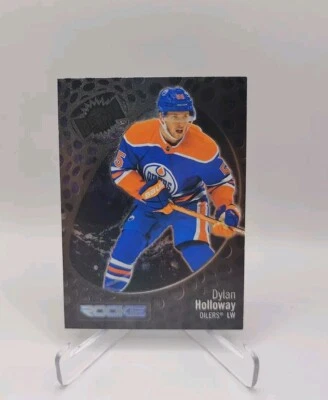 Dylan Holloway 2022-23 Skybox Metal Universe Rookie RC #197 EDMONTON OILERS - Image 1 of 2