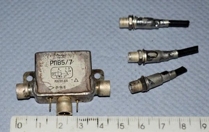 RELÉ DE ANTENA COAXIAL RPV5/7 SPDT. con conectores. 25 W 500 MHz - Imagen 1 de 3