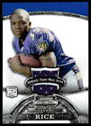 2008 Bowman Sterling Ray Rice 153 Rookie Blue Refractors Jersey Baltimore Ravens
