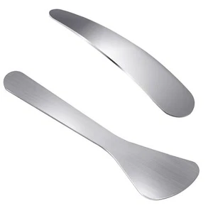 2Pcs Mini Metal Cosmetic Spatulas Makeup Spatulas Skincare Spatula Cream Spat... - Picture 1 of 7