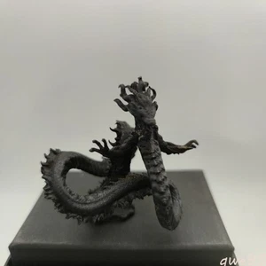 Solid Bronze Dragon Statue Ornament Zodiac Dragon Ornament Collect - Picture 1 of 11