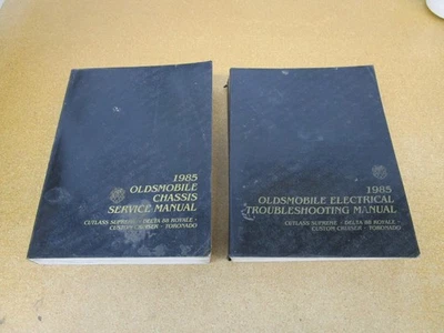 1985 Oldsmobile Toronado 88 Cutlass Supreme service shop manual wiring ORIGINAL - Image 1 of 4