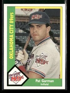 CMC 1990 AAA/ProCards A & AA - Pat Garman #162 radiocontrol novato - Imagen 1 de 2