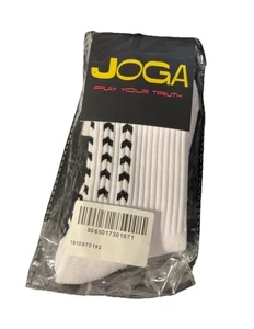 Joga Soccer Grip Socks White (adult Us7-Us12) - Picture 1 of 7