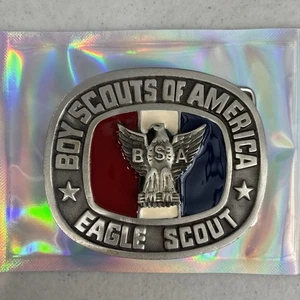 Boy Scouts of America Eagle Scout Belt Buckle -fits 1.5" belt vintage - Picture 1 of 6