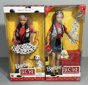 LOT Disney 101 Dalmations Barbie Doll Mattel Special Edition 21375 + 17248 NEW - Picture 1 of 8