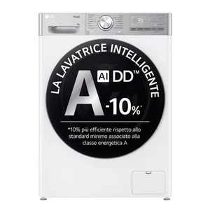LG F4R9009TPWC Lavatrice 9kg AI DD, Classe A-40%, 1400 giri, TurboWash, Vapore - Imagen 1 de 5
