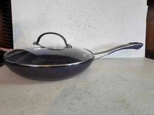 Purple Cookware Nonstick Aluminum Cooking Essentials 10" Fry Pan With Lid - Picture 1 of 14
