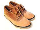 Womens Vintage 90S American Eagle Rainy Brown Leather Duck Shoes Low Boots 8