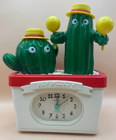 RARE Rhythm "Hey Mambo!" Musical Dancing Animated Cactus w/ Maracas Alarm Clock Cover
