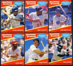 Ozzie Smith #8 1991 MooTown Snackers with tab