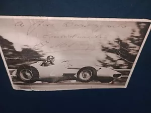 Original Juan Manuel Fangio photo signed 155 mm x 105 mm Formula 1 - Picture 1 of 9