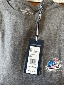 Vineyard Vines boys whale ski tshirt 12-14 medium bnwt - Picture 1 of 5