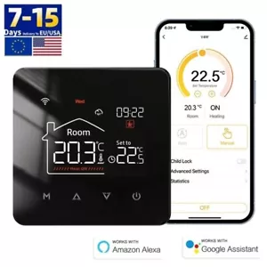 Smart Home WiFi Termostato Eléctrico Suelo Calefacción Agua/Gas Caldera Controlador - Imagen 1 de 23