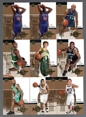 28 CARD LOT - 2003-04 UPPER DECK INSPIRATIONS ROOKIE RC /799 /1499 /2999 - Image 1 of 4