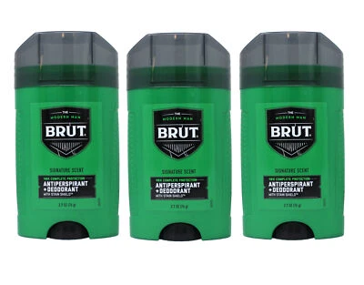 Desodorante antitranspirante BRUT Modern Man, aroma exclusivo, paquete de 3 de 2,7 oz Foto 1 de 4