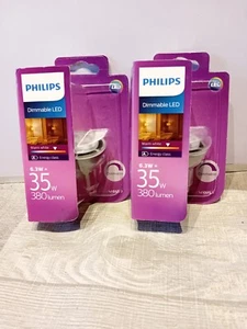 Philips Dimmable LED warm White 35w 380 Lumen - 6.3w GU5.3 12v Lamp Halogen  - Picture 1 of 7