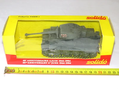 Vintage Solido Tiger 1 Tank PzKpfw Ref. 222 Made in France - Image 1 of 4