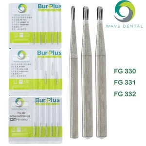 Pera de agarre de fricción de carburo dental Wave Burs FG330 331 332 para alta velocidad PRIMA - Imagen 1 de 23