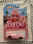 Hot Wheels Barbie Car, Die-Cast Pink 1956 Corvette From The Barbie Movie