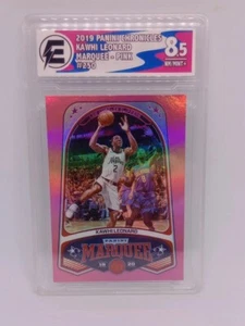 Kawhi Leonard 2019-20 Panini Chronicles #250 Marquee Pink ECG 8.5 Mint Graded - Picture 1 of 3