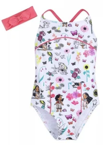 Disney Animators' Collection Swimsuit & Headband Set for Girls size 3 OR 4 NWT - Picture 1 of 5