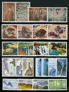 China PRC 6 Different Sets Paintings Landscape, History, Fairy Tale MNH (CH08) - Picture 1 of 1