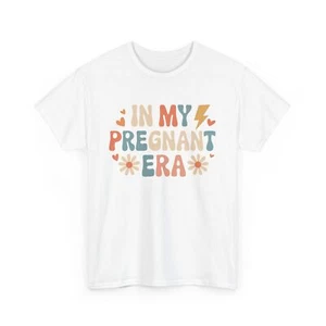 Fun Pregnancy Announcement Shirt, In My Pregnant Era T-shirt, Cute Pregnant Mom - Picture 1 of 20
