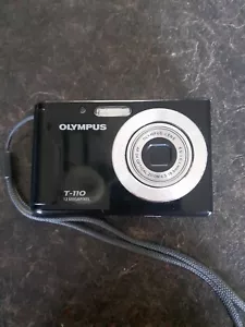 Olympus T-110 12 MP AF 3X 6.3-18.9MM Digital Camera For Parts Or Repair Only - Picture 1 of 3