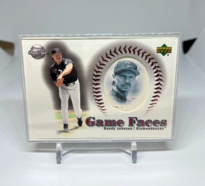 RANDY JOHNSON 2002 Upper Deck Sweet Spot Game Faces AZ DIAMONDBACKS #158 - Image 1 of 2
