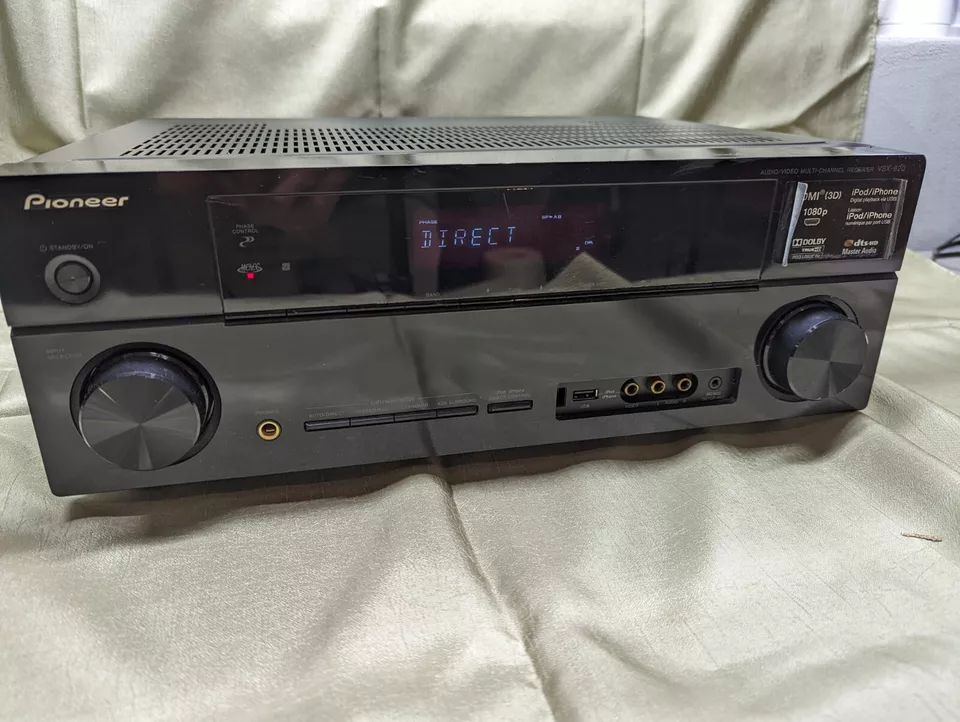 Pioneer VSX-820-K 5.1-Channel 1080P HDTV Home Theater AV Receiver - Image 1 of 4