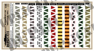 Diorama/Model Accessory - Wehrmacht Staff Car Pennants, WW2 - 1/48 Scale - Picture 1 of 7
