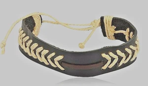 Pulsera de cuero u cuerda hecho a mano ajustable OFERTA Ref. P41 AM.R - Imagen 1 de 1