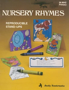 Nursery Rhymes Reproducible Stand-ups 1985 Charters Murphy Age 4-8 Color & Cut - Picture 1 of 7