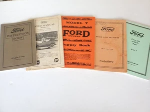 FORD MODEL T manuals, set of 5, CLYMER, Body Parts, Instruction manual, owners - Bild 1 von 18