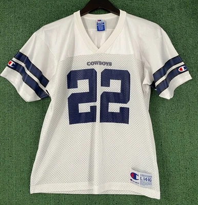 VTG 90’s Champion Dallas Cowboys Emmitt Smith Football Jersey Youth Boys Large - Image 1 of 4
