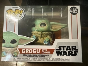 Funko Pop! Vinyl: Star Wars - Grogu with Cookie #465 - Picture 1 of 6